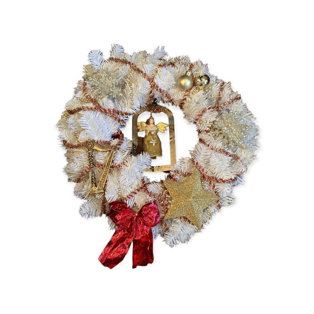 Vintage Ornaments Hope Angel Wreath